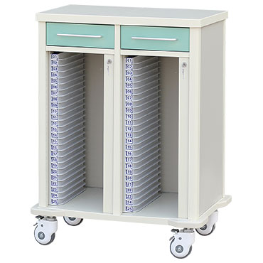 Patient-Plastic-record-Trolley