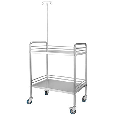 medical-trolley-with-iv-pole