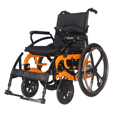 electric wheelchair orange